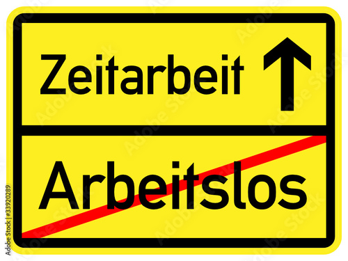 Arbeitslos - Zeitarbeit