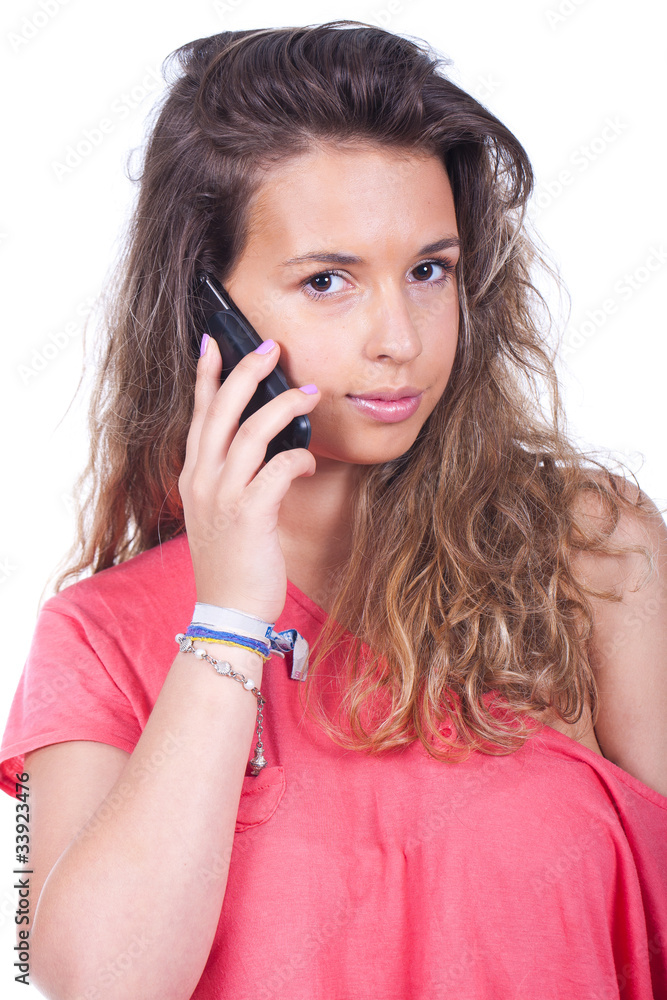 woman talking on the phone woman talking on the phone