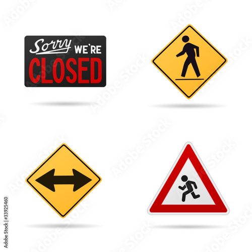 Verkehrszeichen, Schilder & Symbole