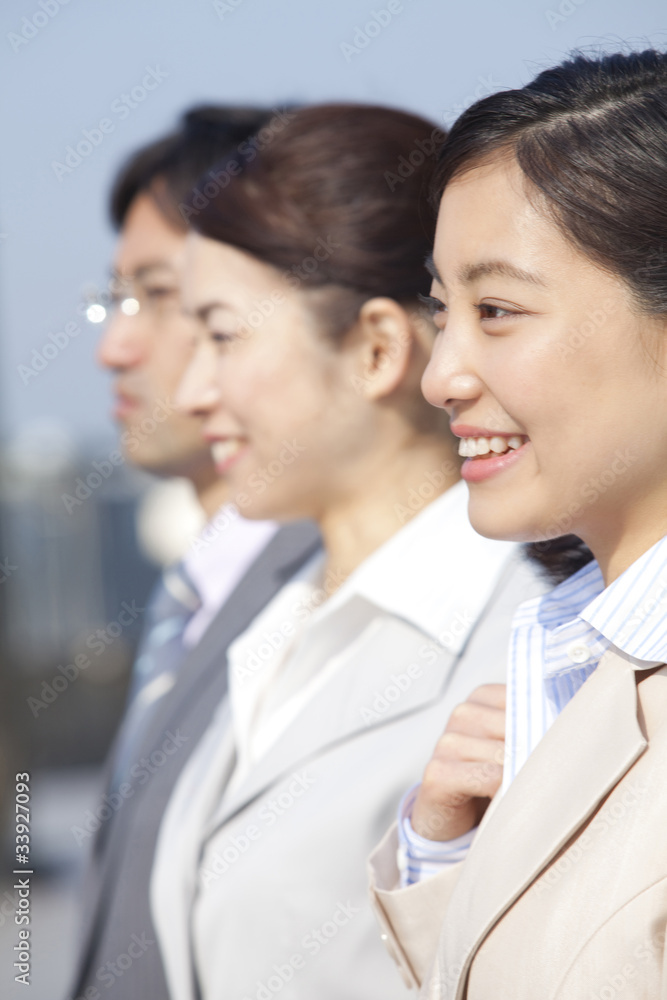 笑顔のOL 笑顔のOL