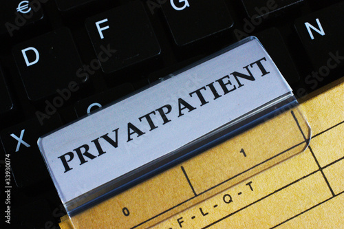 Obraz na płótnie Privatpatient