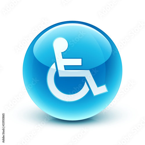 icône handicap / disabled person icon