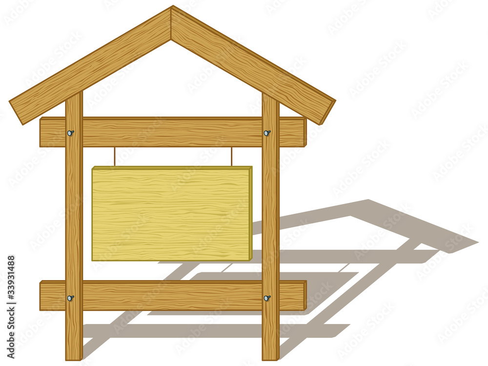 Wood billboard Wood billboard