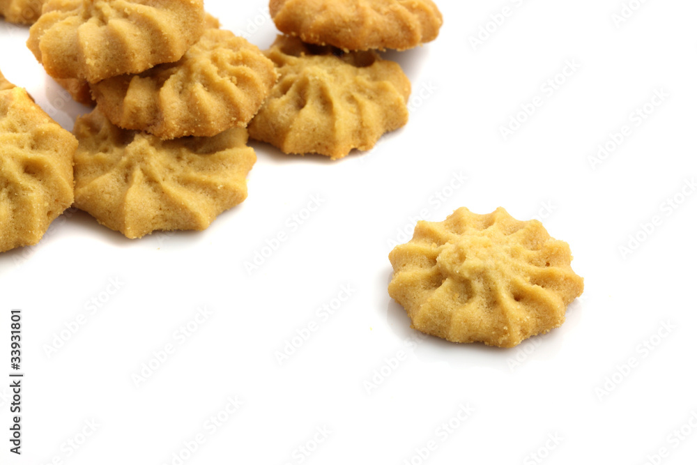 Cookie isolated in white background Cookie isolated in white background