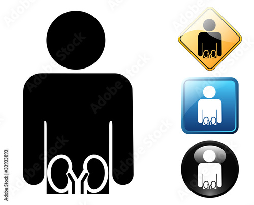 Urology pictogram and signs