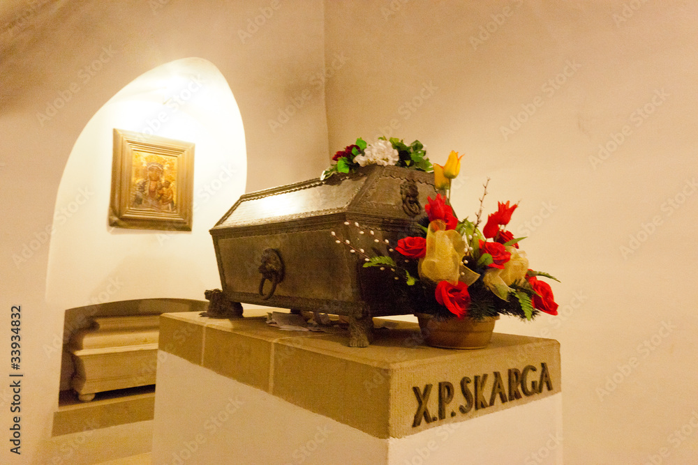 Naklejka premium Tomb of Piotr Skarga