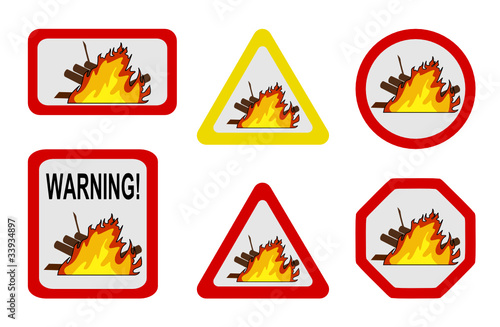 Danger nature - conflagration, wildfire