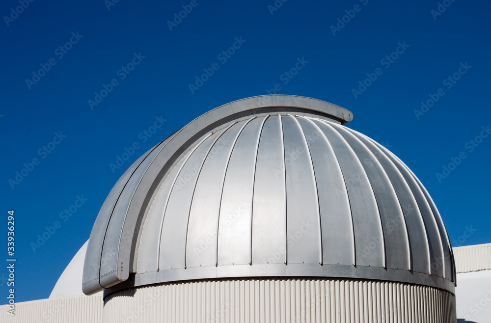 Observatory Dome and Blue Sky Day