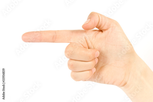 hand gesturing
