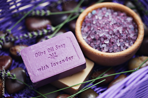 Obraz na plátně lavender spa