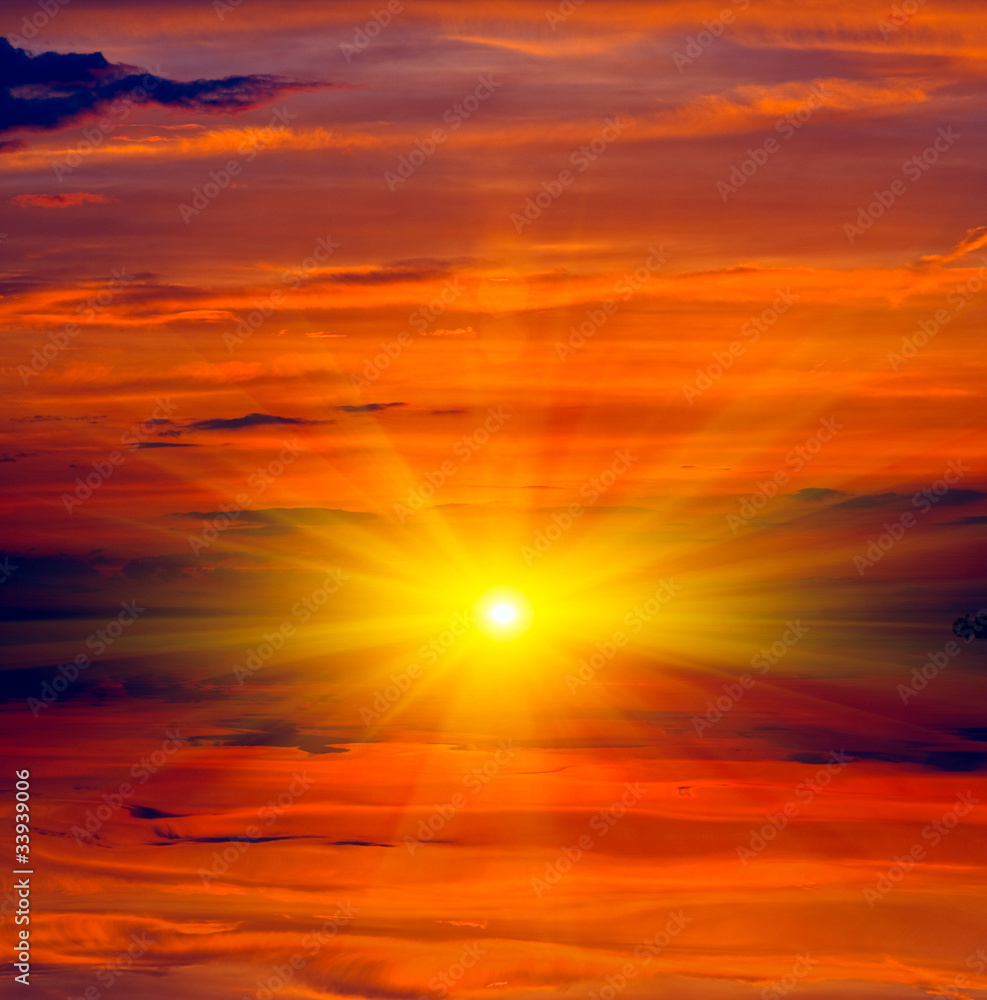 Obraz premium sunset