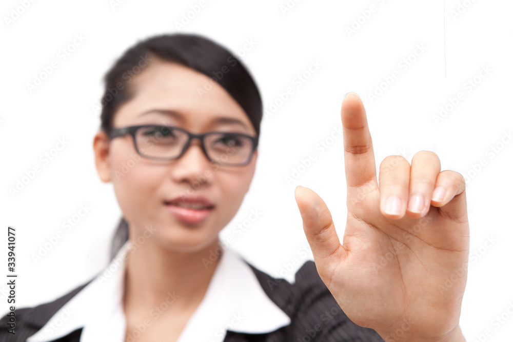 A portrait of Asia business woman.