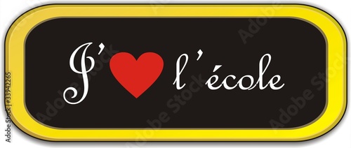 bouton j'aime l'école