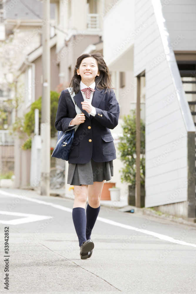 Obraz premium 女子中学生