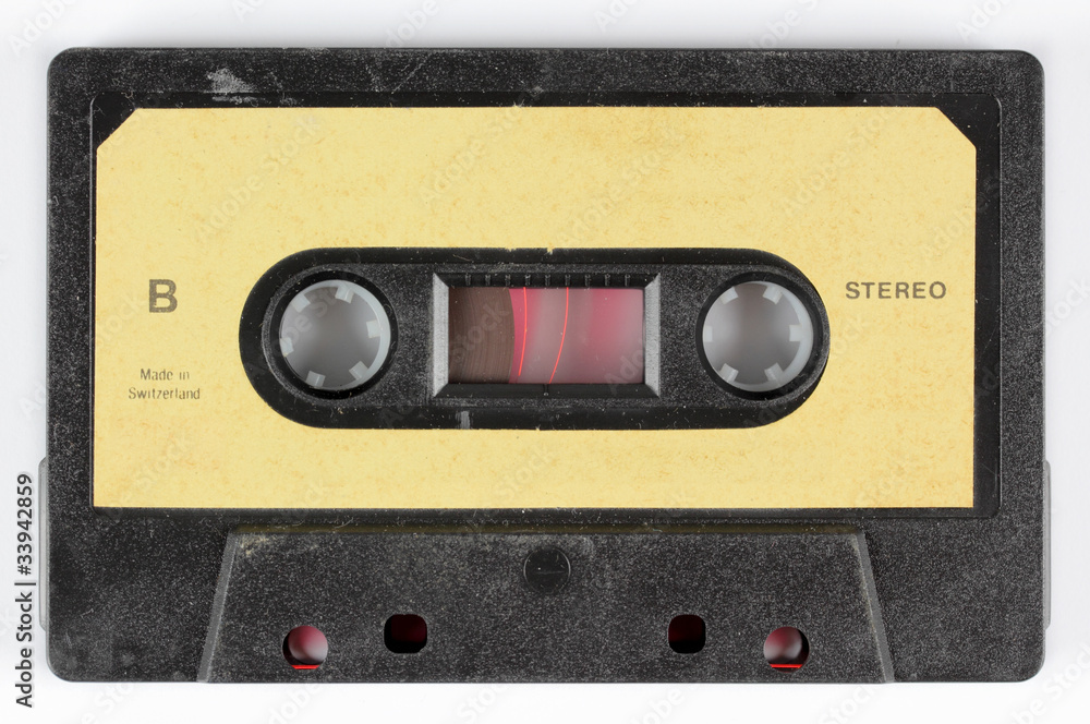 Naklejka premium stara kaseta