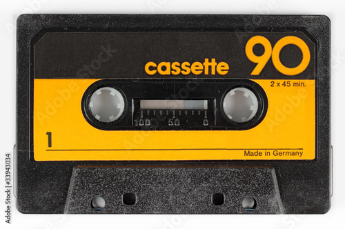 Print op canvas old cassette