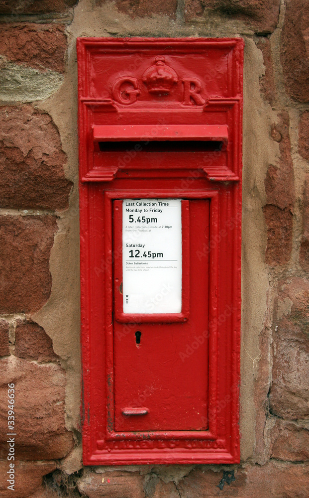 Old Red Post Box