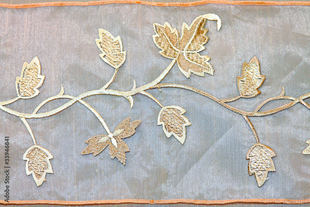 Foliage needlework Foliage needlework