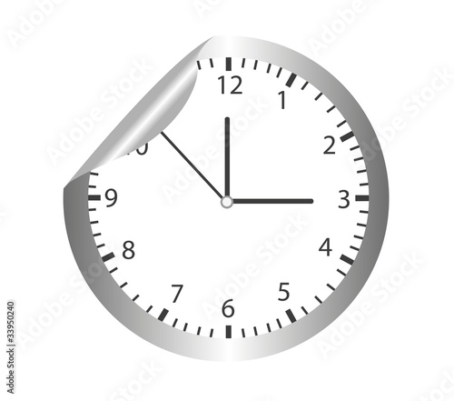 clock sticker