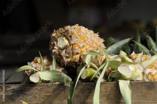 Pineapple at the market in Chaweng