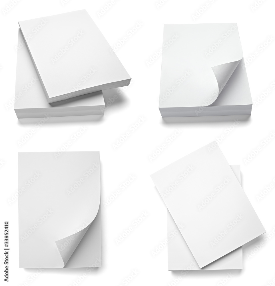 stack of papers with curl documents office business stack of papers with curl documents office business
