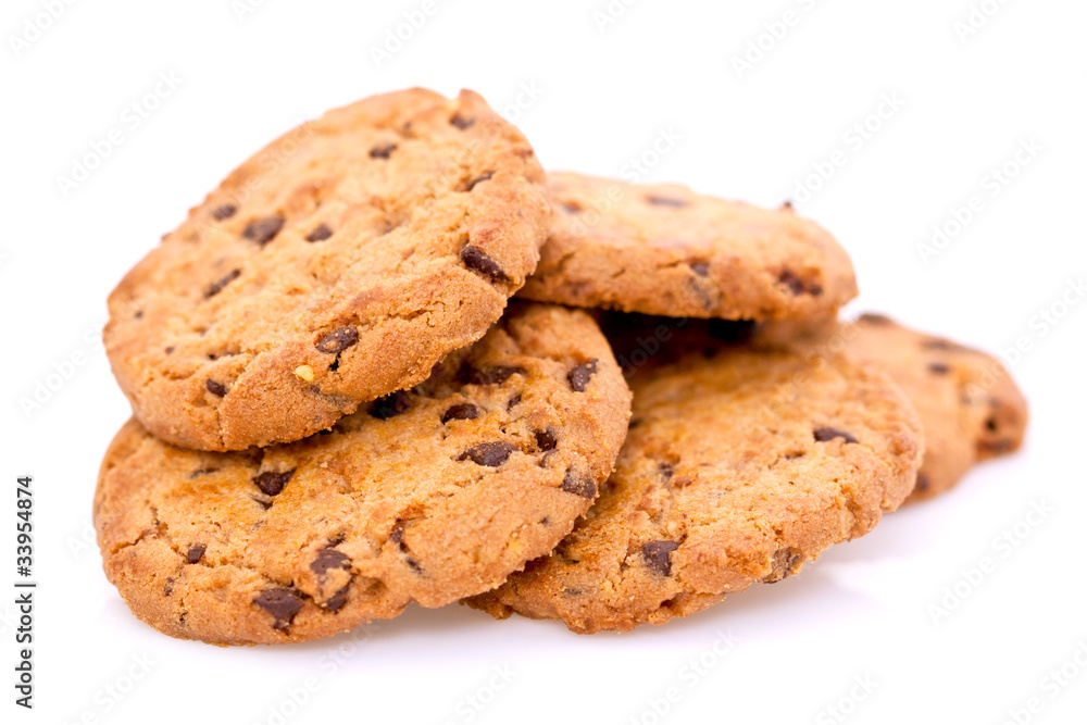Tas de délicieux cookies