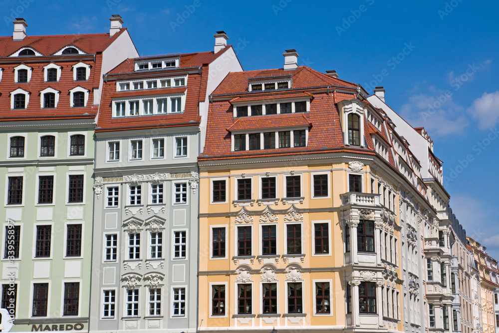 Beautiful houses in Dresden, Germany