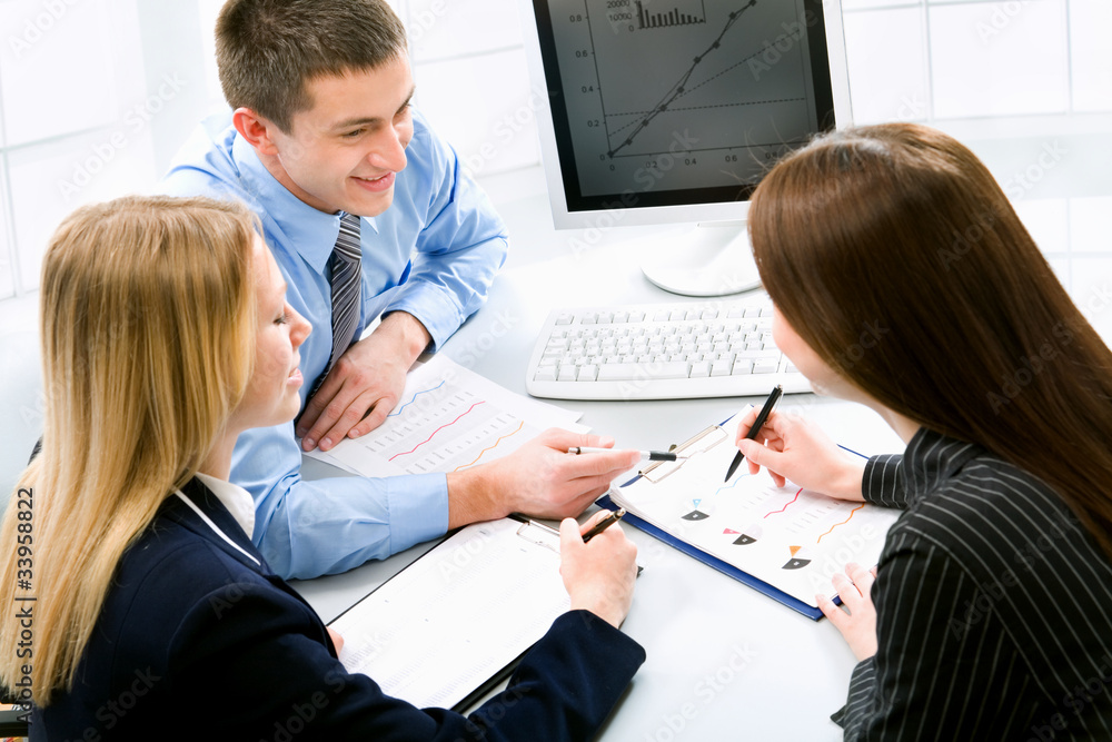 Fototapeta premium Workteam