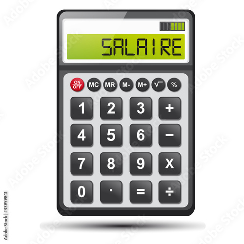 calculatrice et mot salaire