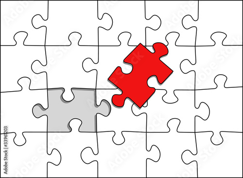 puzzle red piece missing