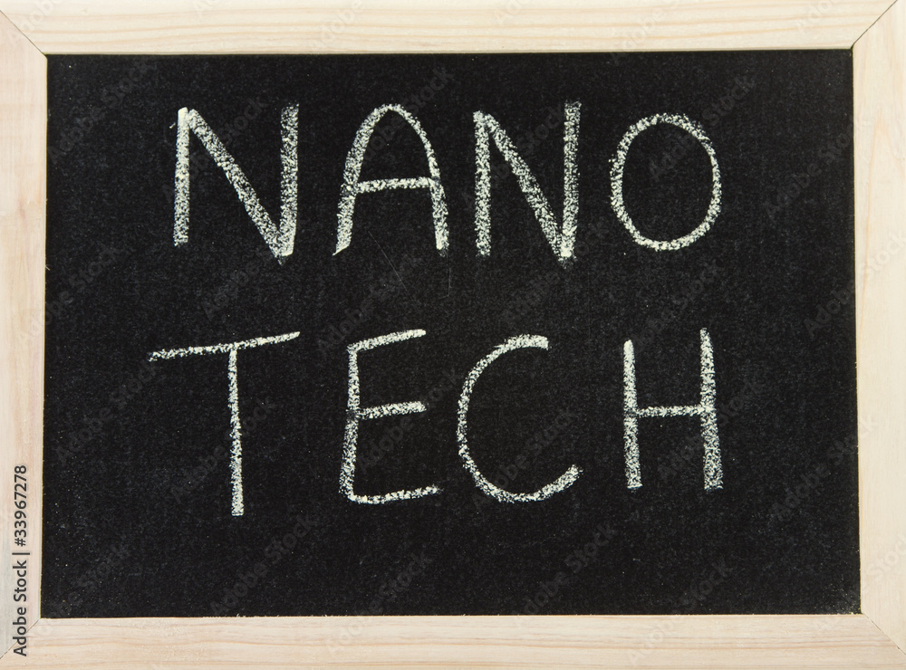 Fototapeta premium Board with NANO TECH