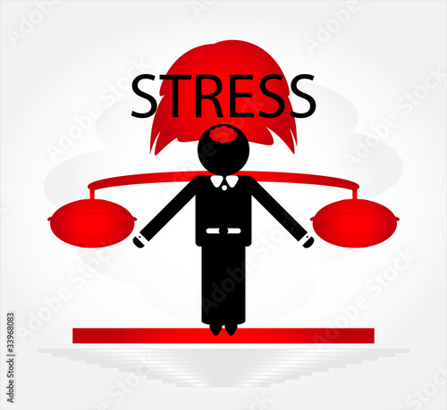 man in stress