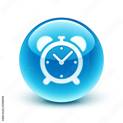 icône horloge réveil / clock icon