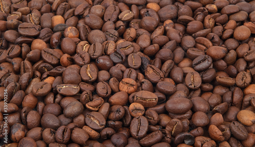 Fototapeta premium Coffee beans background