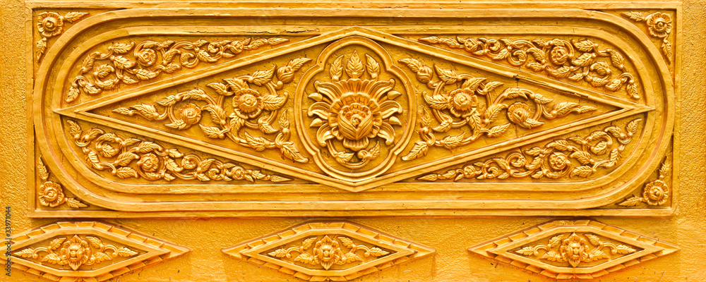Golden Thai pattern