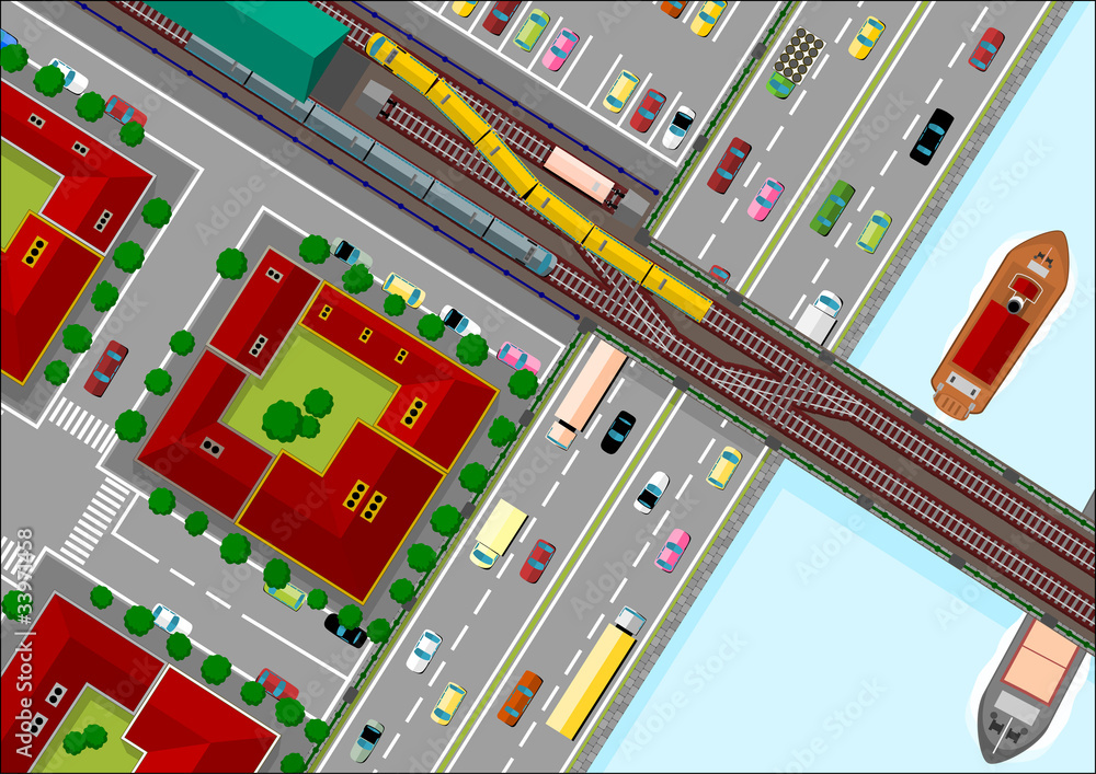 traffic in the city traffic in the city