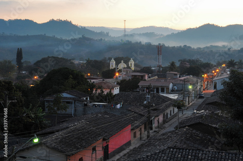 City of Gracias in Honduras