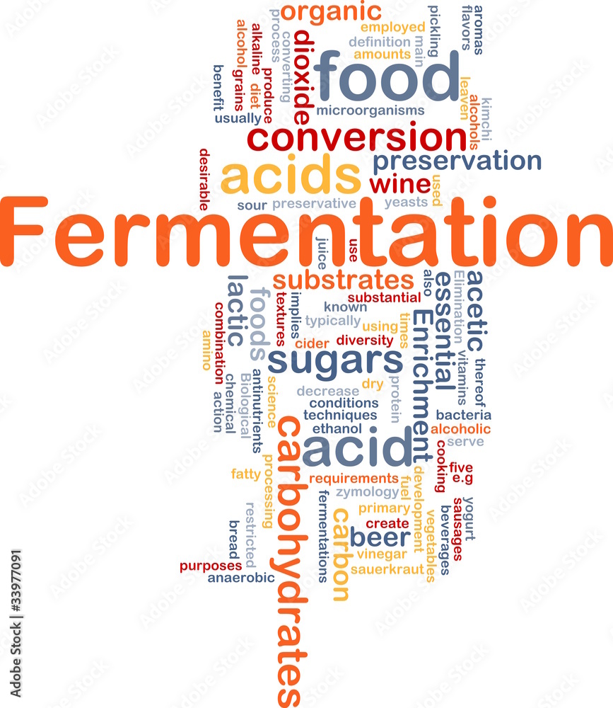 Fermentation process background concept