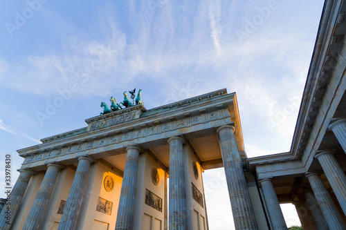 Obraz na płótnie Brandenburger Tor in Berlin-Mitte w salonie
