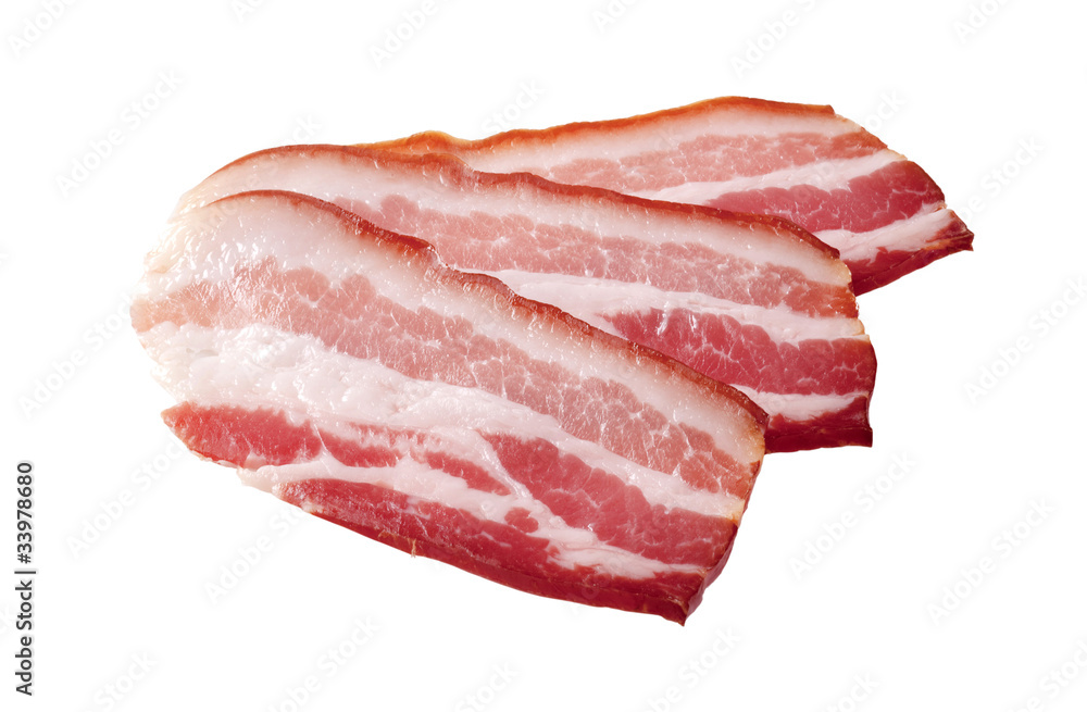 Cured bacon