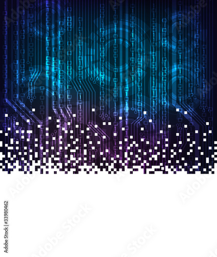 Modern technology theme vector background. eps10
