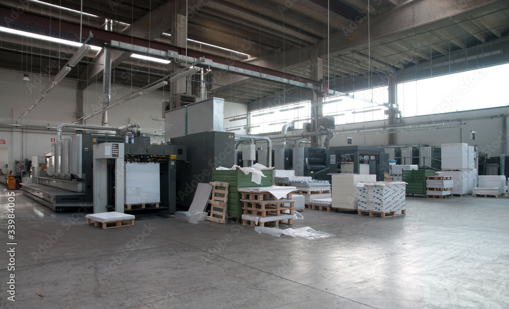 Press printing - Offset machine