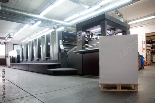 Canvas Print Press printing - Offset machine