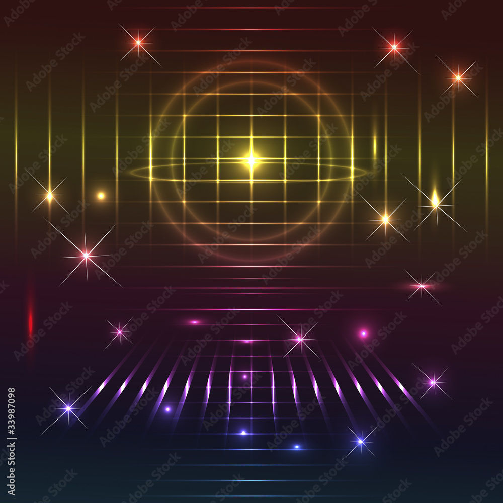 Obraz premium Abstract glowing background.