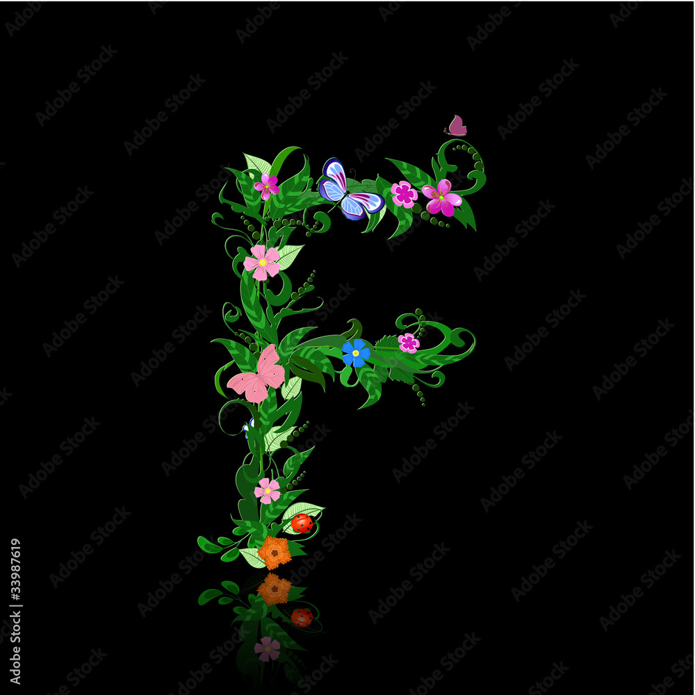letter of romantic flowers letter of romantic flowers
