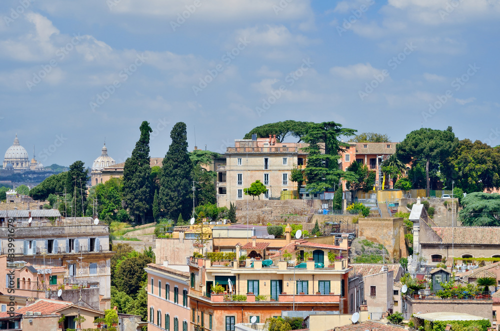 Obraz premium Houses in Rome