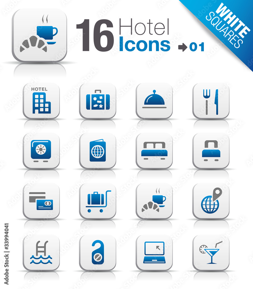 White Squares - Hotel icons White Squares - Hotel icons