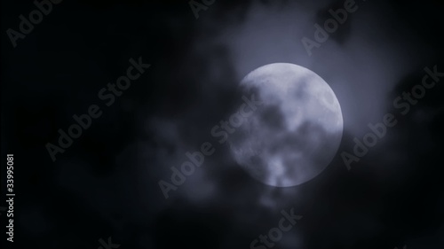 luna  di notte