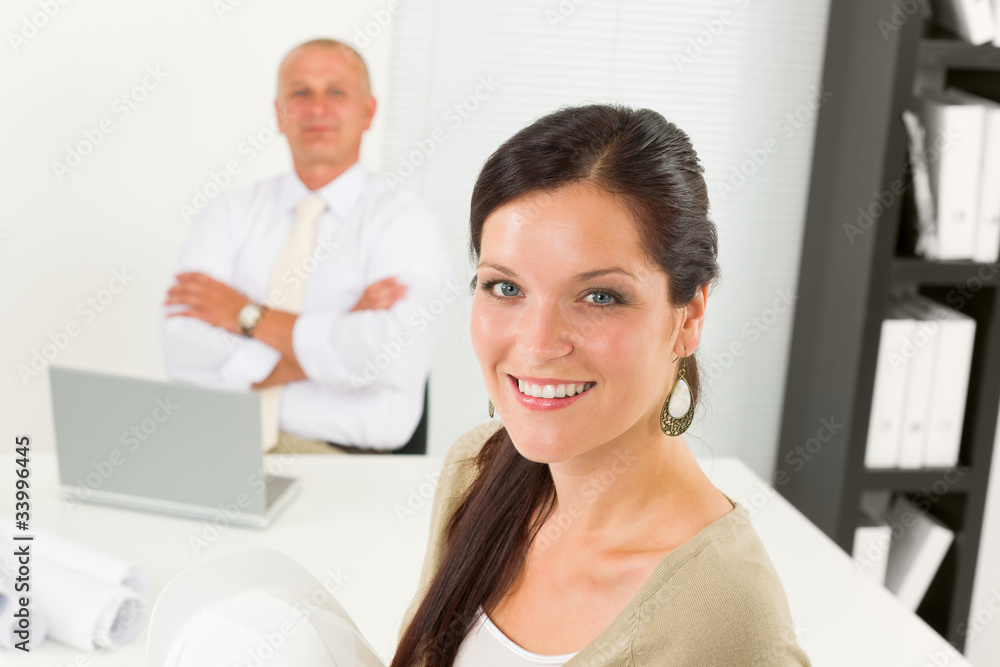 Fototapeta premium Professional architect woman