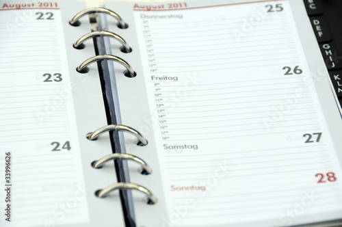 Obraz na płótnie Terminkalender